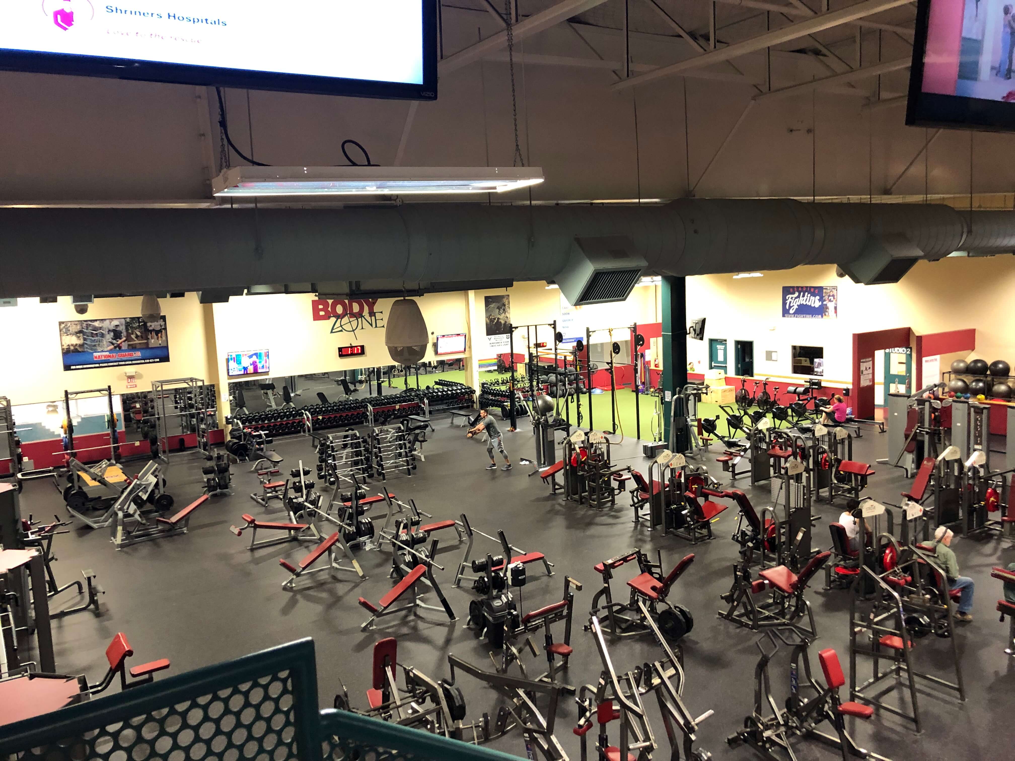 main floor - Body Zone Sports and Wellness Complex