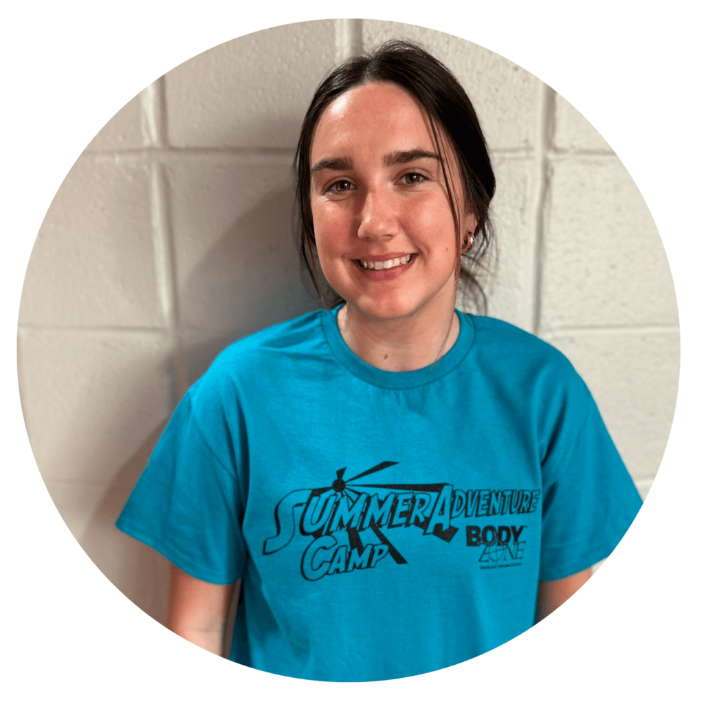 valerie Schrumm camp bio page Body Zone Sports and Wellness Complex